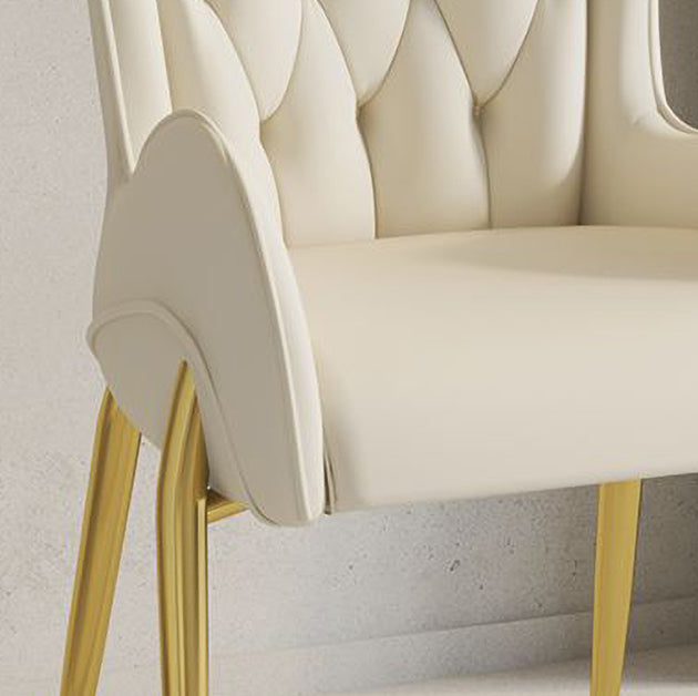 Fauteuils de salle à manger en métal de Style nordique, chaise latérale à oreilles pour usage domestique