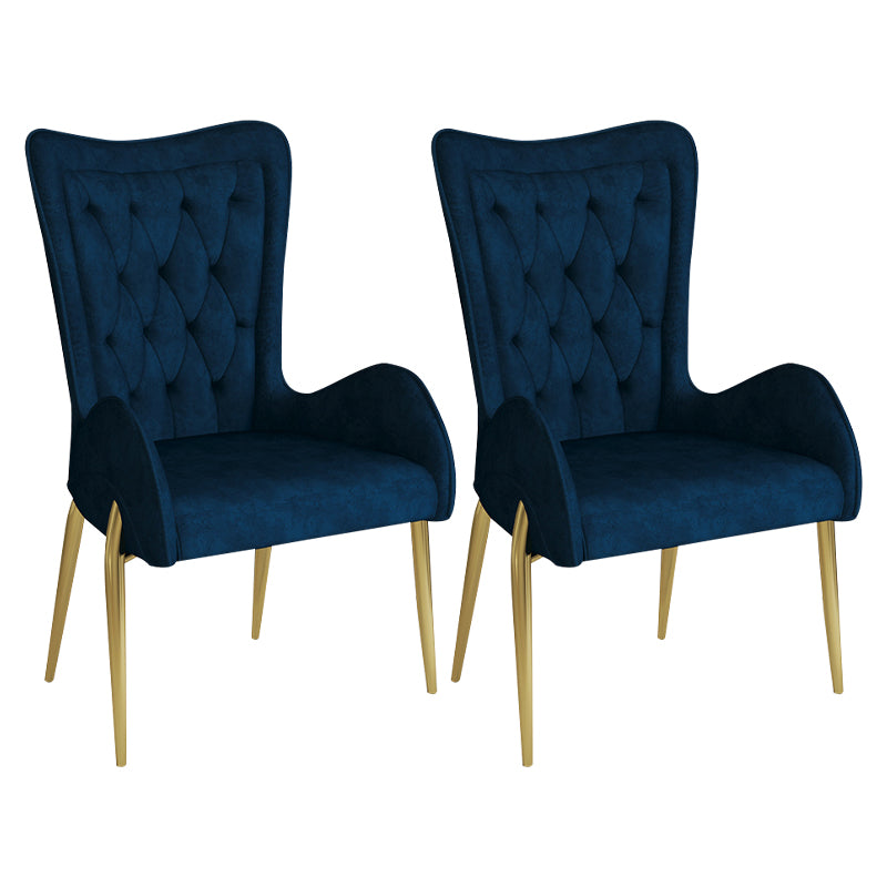 Nordic Style Metal Speisezimmer Sessel Flügelback Side Stuhl für den Heimgebrauch