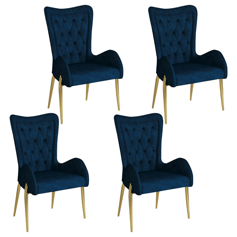 Nordic Style Metal Speisezimmer Sessel Flügelback Side Stuhl für den Heimgebrauch