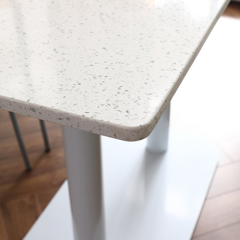 Industriële stijl eettafel voetstuk eetkamercollectie, 23,6 "l x 23.6''w x 29.5" h