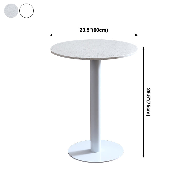 Industriële stijl eettafel voetstuk eetkamercollectie, 23,6 "l x 23.6''w x 29.5" h