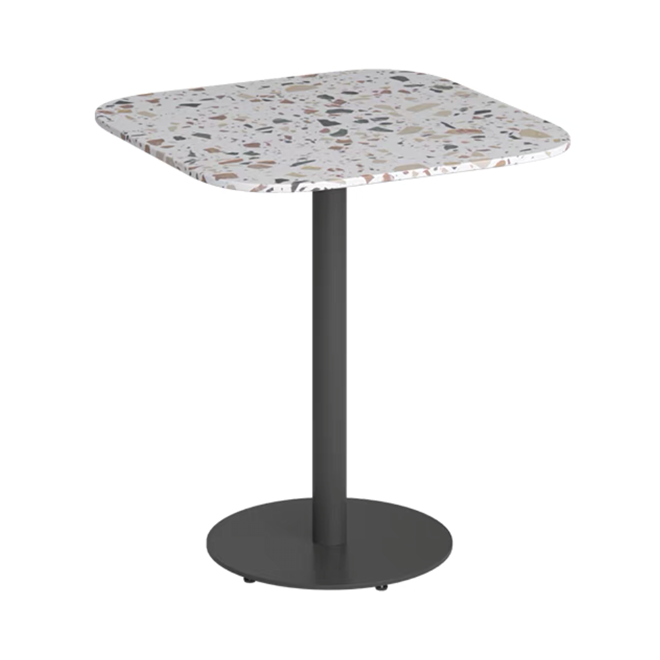 Mesa de comedor de estilo industrial, muebles de hogar de piedra para comedor