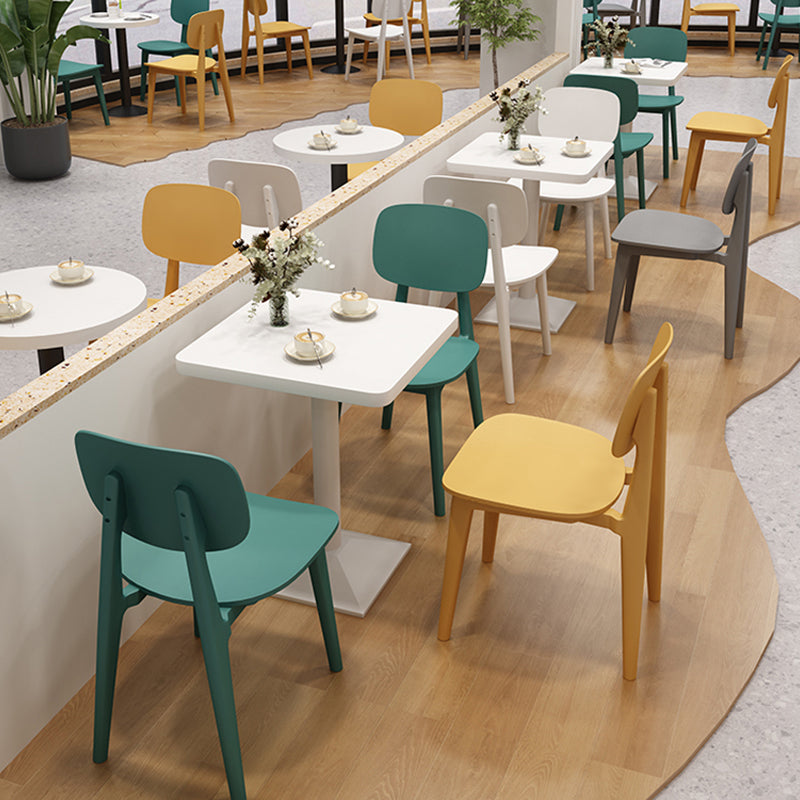 Colección de comedor de mesa de comedor de estilo industrial para el comedor de piedra para interiores