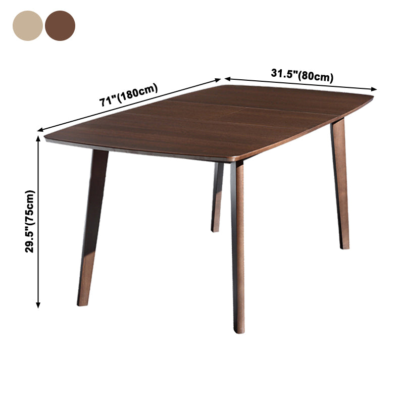 47 "Table à manger en bois extensible en hêtre