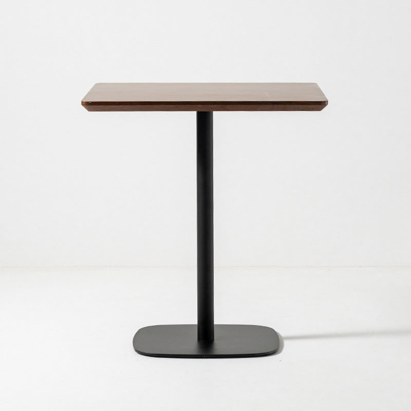 Industriële vierkante eettafel voetstuk eettafel voor thuiskeukendiner
