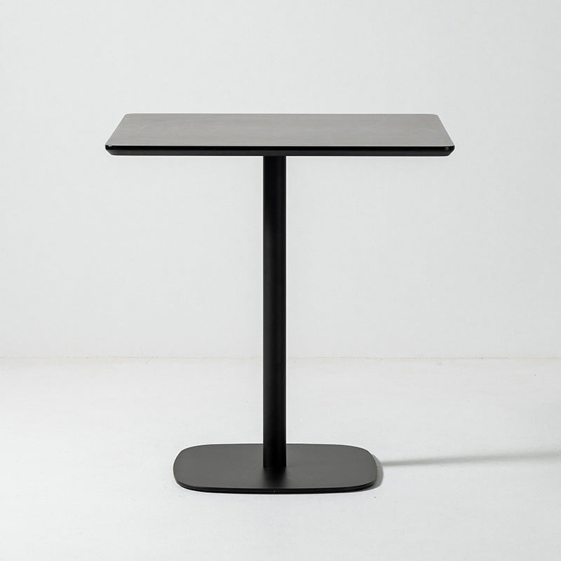 Industriële vierkante eettafel voetstuk eettafel voor thuiskeukendiner