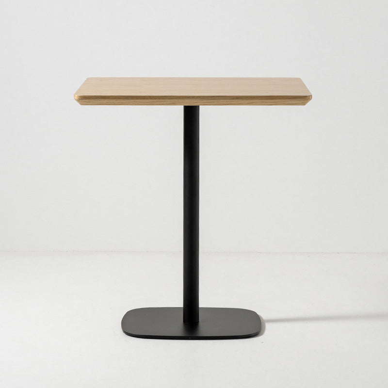 Industriële vierkante eettafel voetstuk eettafel voor thuiskeukendiner