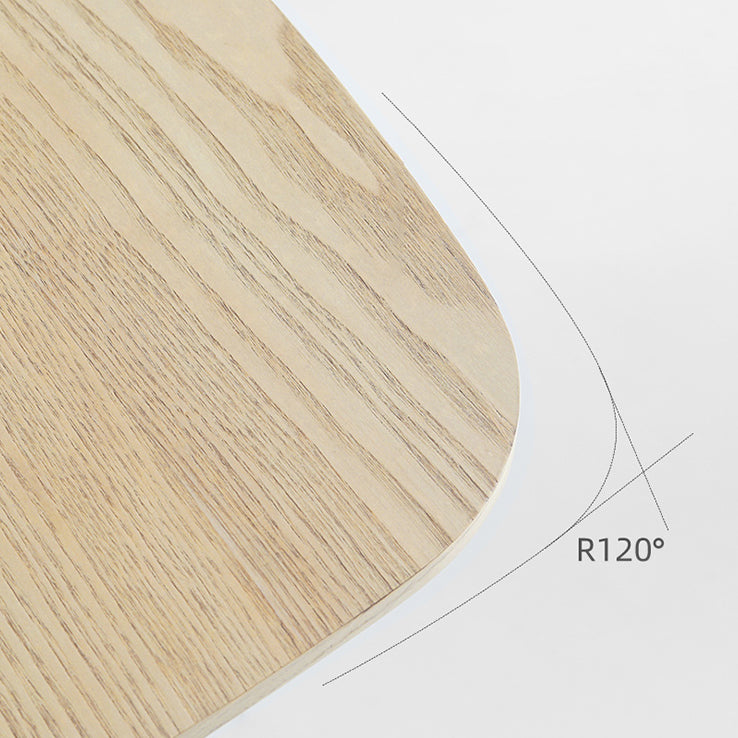 Industrial Solid Wood Square Dining Table Standard Kitchen Dining Table with Pedestal Base