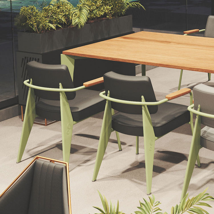 Rectangle 4 Legs Home Furniture Industrial Style Solid Wood Dining Room Collection