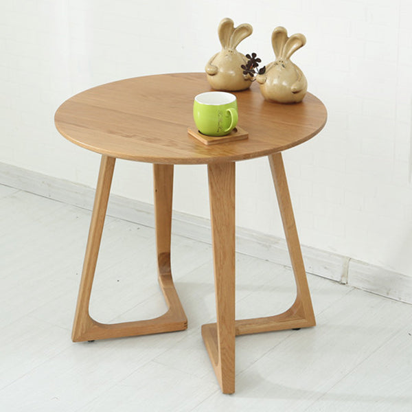 Mesa de comedor de madera maciza de roble con pedestal doble, mesa de comedor de estilo moderno