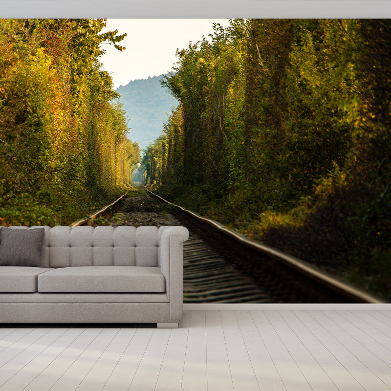 Modern Style Spatial Extension Mural Mildew Resistant Wallpaper for Home Decor