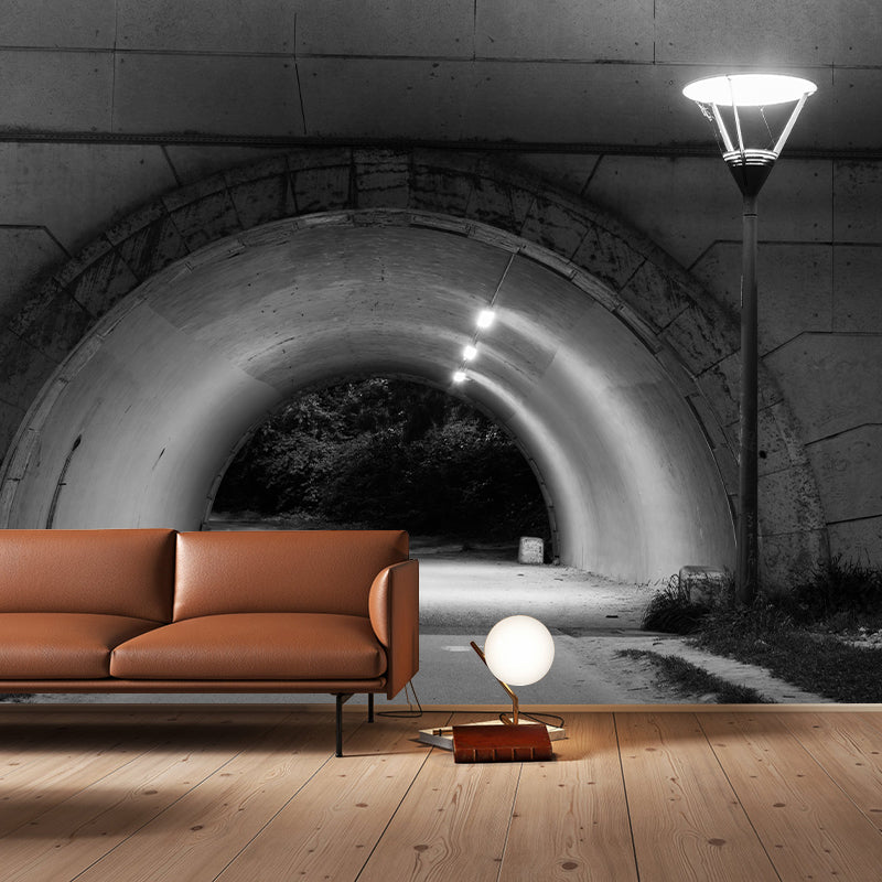 Eco-friendly Spatial Extension Mural Mildew Resistant Wallpaper for Decoration