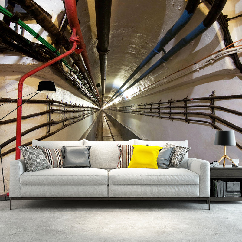 Eco-friendly Spatial Extension Mural Mildew Resistant Wallpaper for Decoration