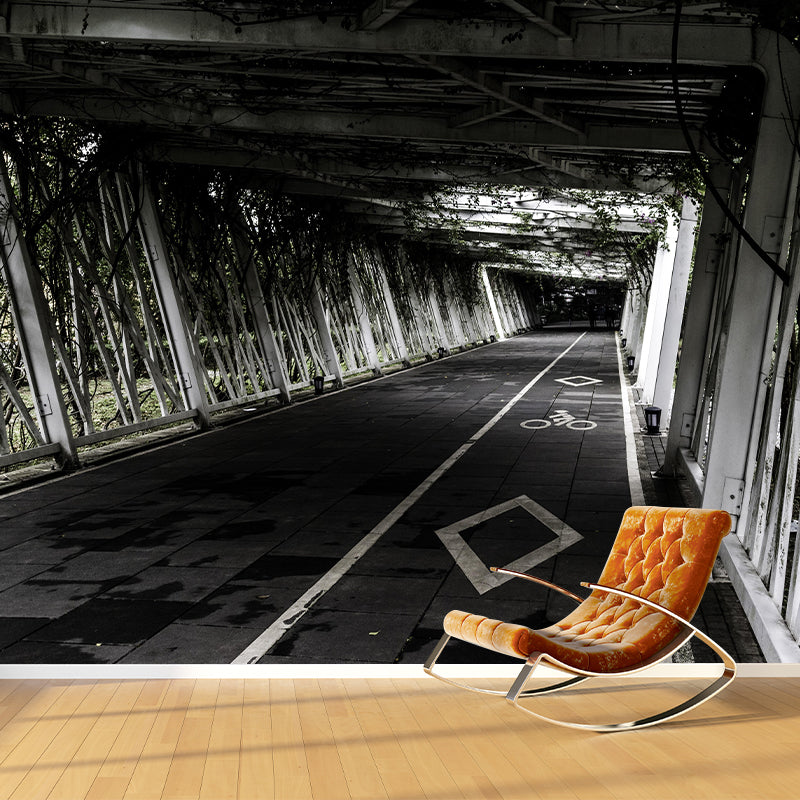 Modern Style Spatial Extension Mural Mildew Resistant Wallpaper for Wall Decor