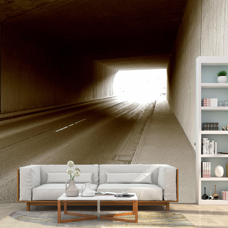 Modern Style Spatial Extension Mural Mildew Resistant Wallpaper for Wall Decor