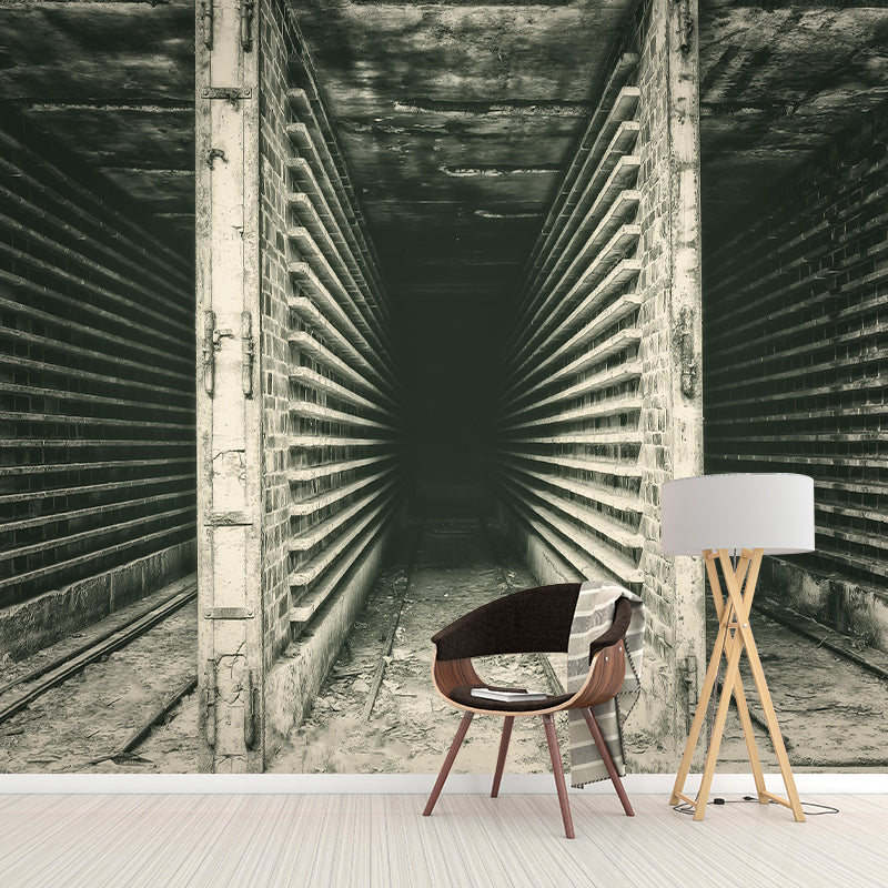 Modern Style Spatial Extension Mural Mildew Resistant Wallpaper for Decoration