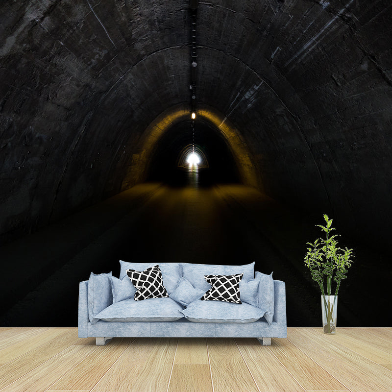 Modern Style Spatial Extension Mural Mildew Resistant Wallpaper for Home