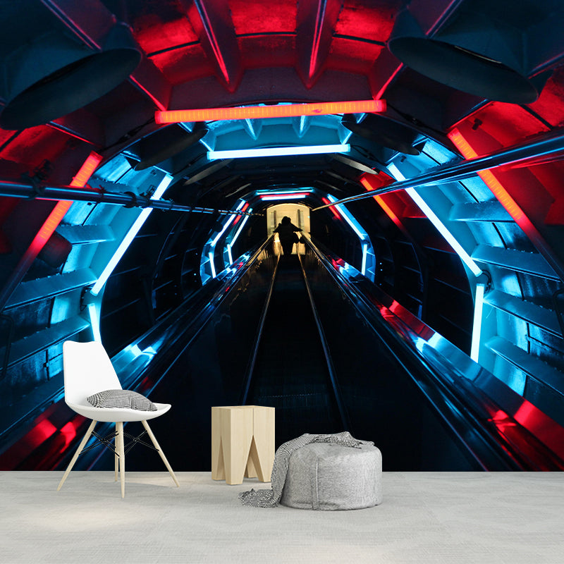 Customized 3D Spatial Extension Mural Wallpaper Eco-friendly for Living Room