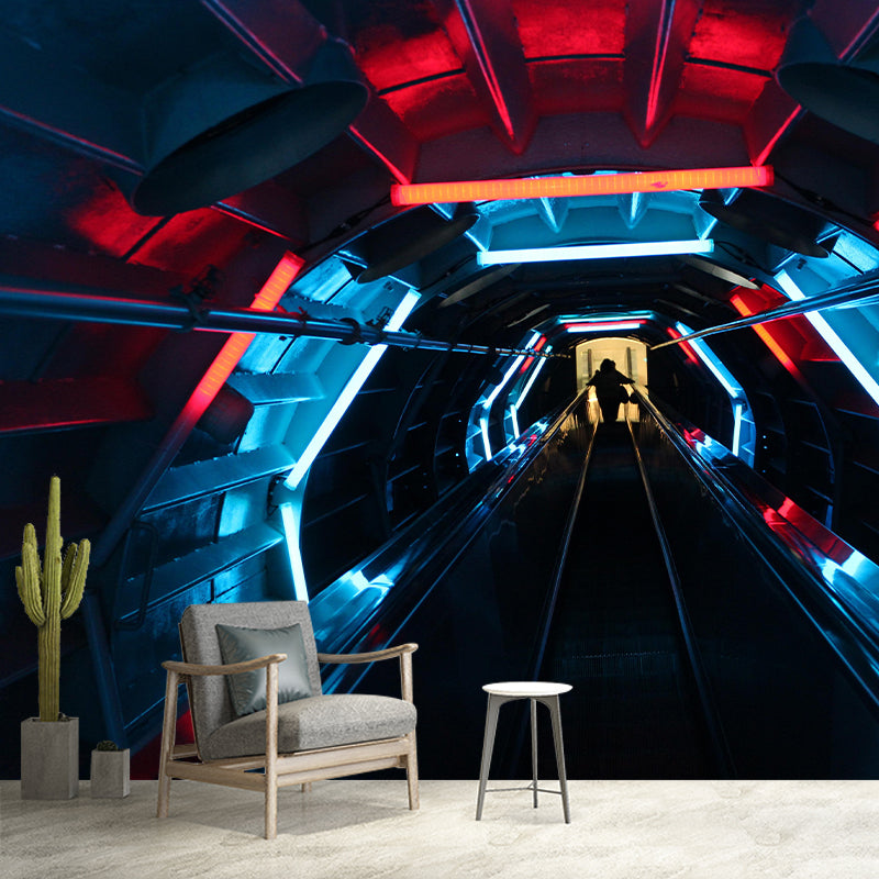 Customized 3D Spatial Extension Mural Wallpaper Eco-friendly for Living Room