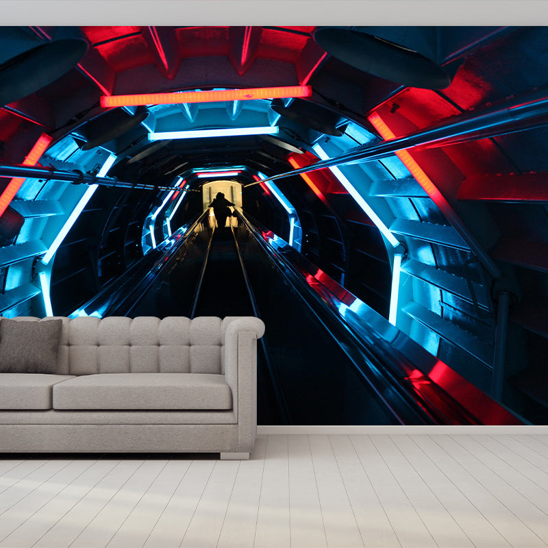 Customized 3D Spatial Extension Mural Wallpaper Eco-friendly for Living Room