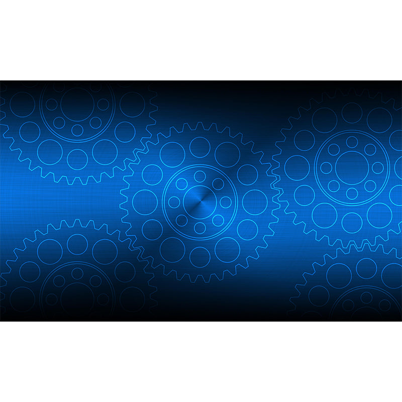 Industrial Metal Gears Mural Eco-friendly Wallpaper for Home