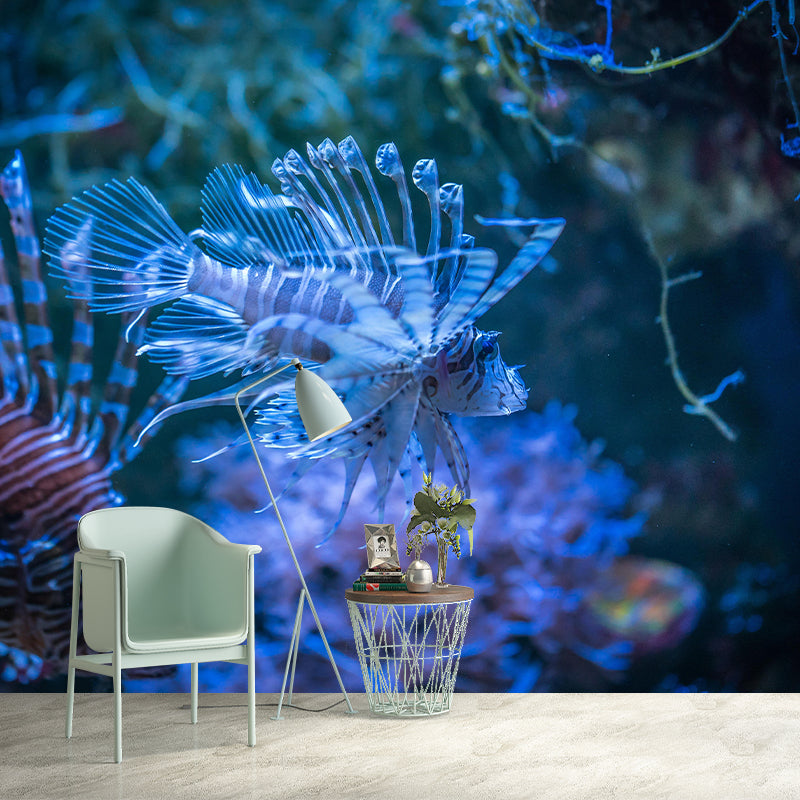 Underwater Mural Contemporary Photography Wall Covering for Home Decor