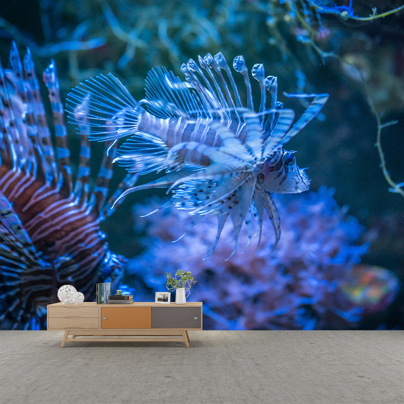 Underwater Mural Contemporary Photography Wall Covering for Home Decor