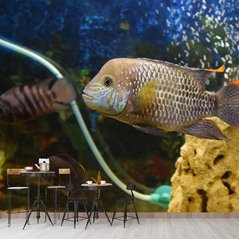 Underwater World Mural Contemporary Decorative Living Room Wall Art for Decoration