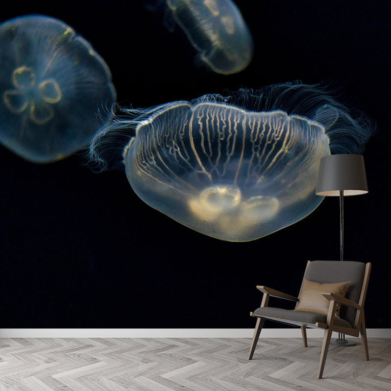 Underwater World Wall Mural Contemporary Photography Wall Covering for Home Decor