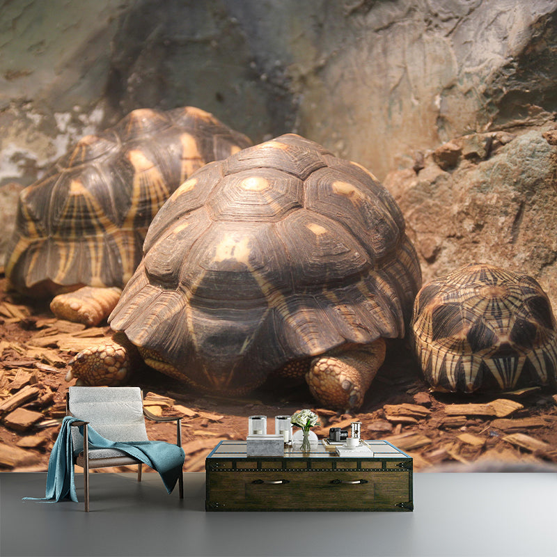 Underwater World Wall Mural Contemporary Photography Wall Covering for Home Decor