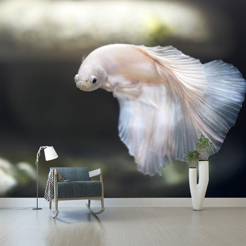 Underwater World Wall Mural Contemporary Photography Wall Covering for Home Decor