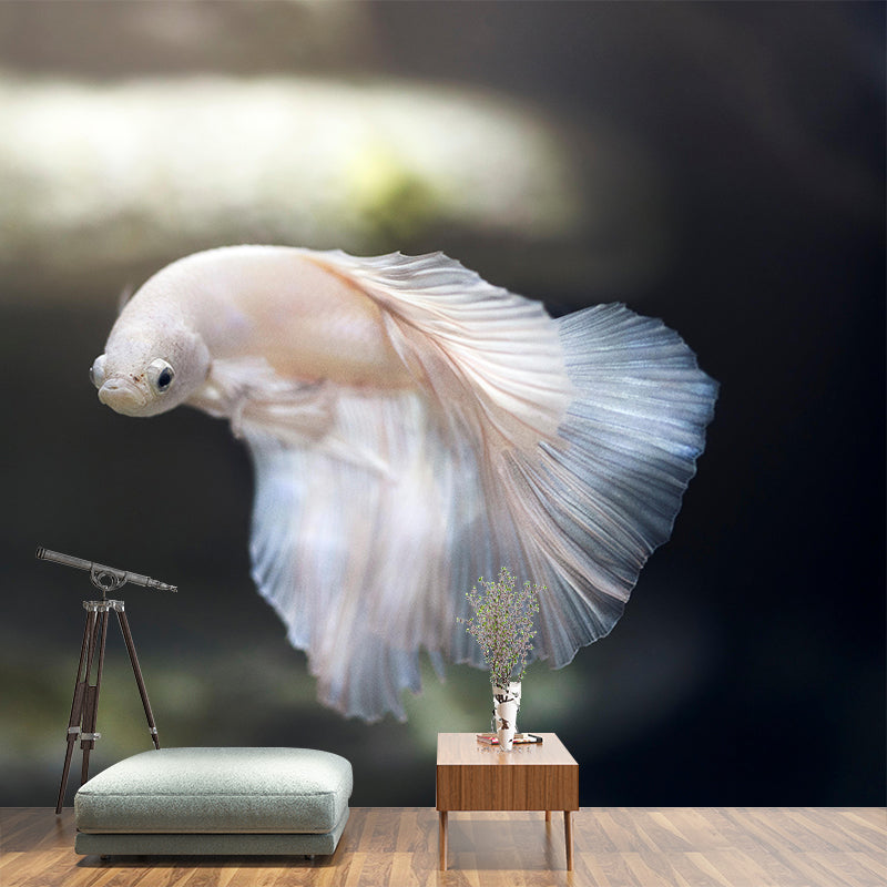 Underwater World Wall Mural Contemporary Photography Wall Covering for Home Decor