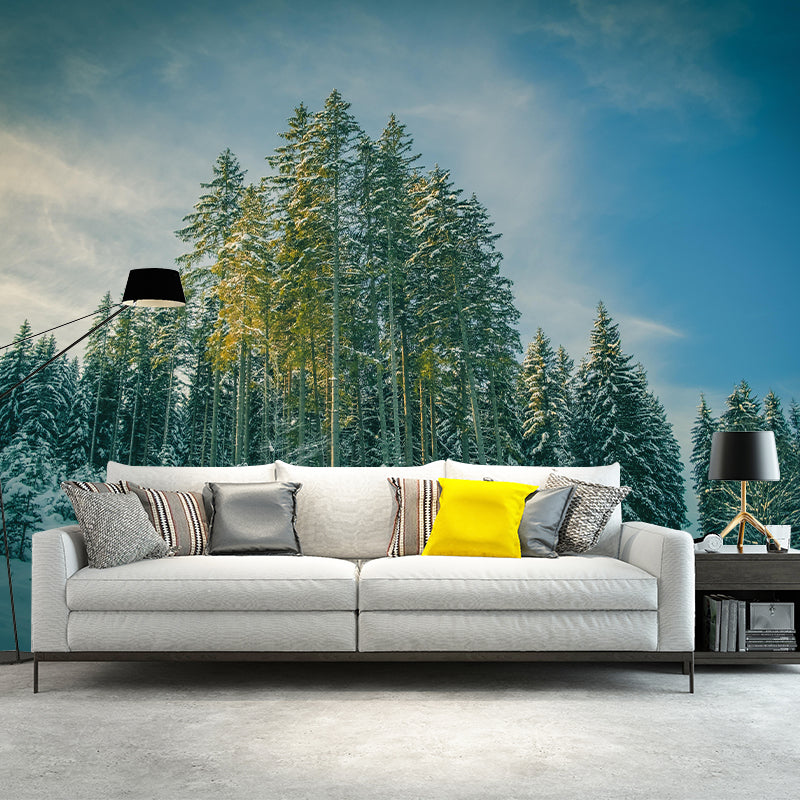 Natural Landscape Wall Mural Contemporary Living Room Wall Art for Decoration
