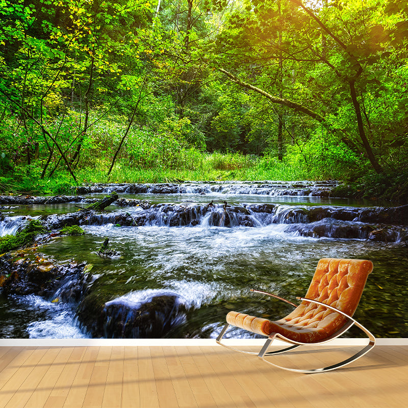 Natural Landscape Wall Mural Contemporary Living Room Wall Art for Decoration