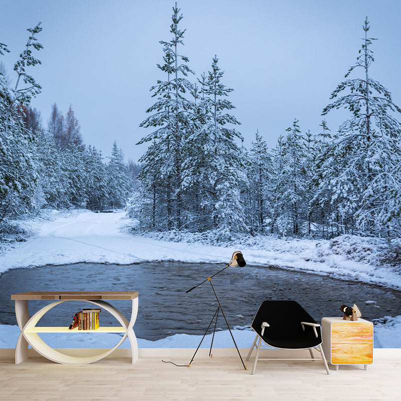 Photography Landscape Wall Mural Contemporary Decorative Wall Mural for Bedroom