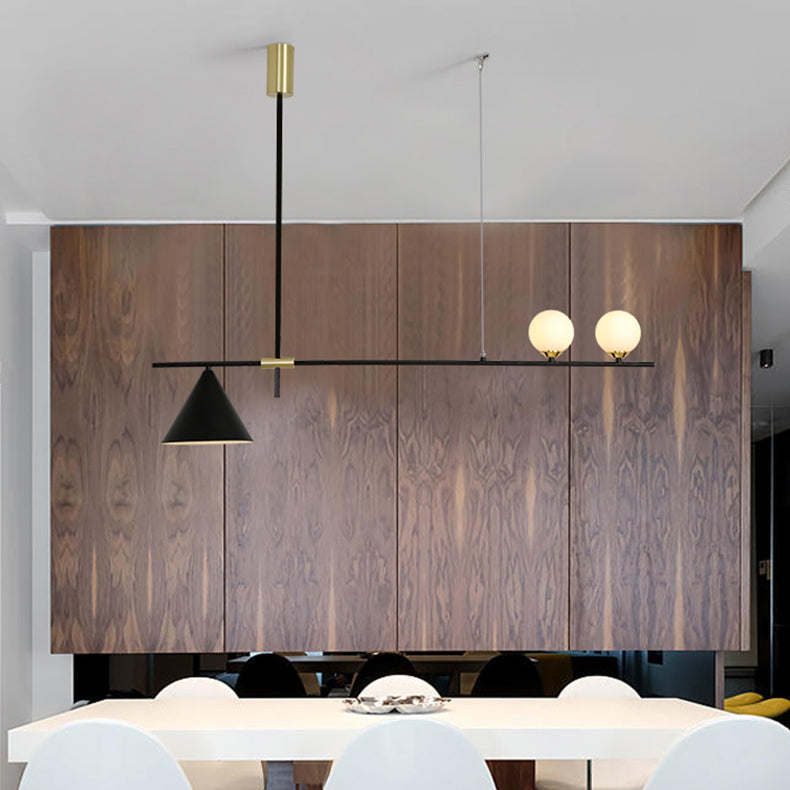 Globe Chandeliers Island Lichter moderne Metall 3 Licht Anhänger Kronleuchter