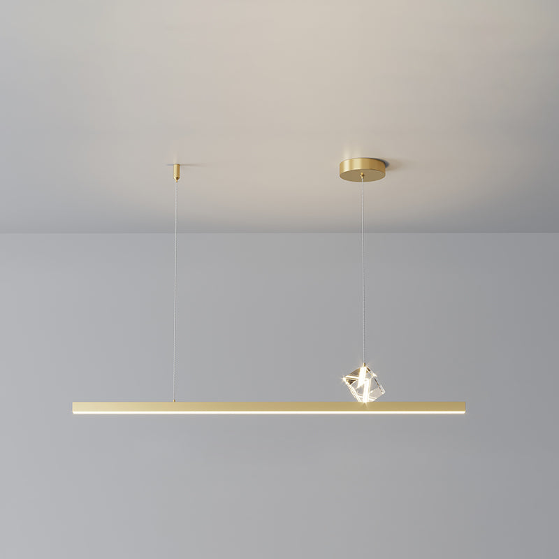 Lineaire hanglampverlichting Moderne metaal 2 Light Island Hanglampen