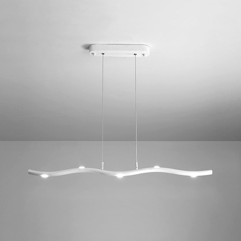 Contemporary Pendant Lights Linear Metal Island Light Fixtures