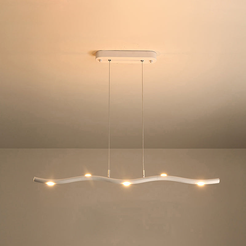 Contemporary Pendant Lights Linear Metal Island Light Fixtures