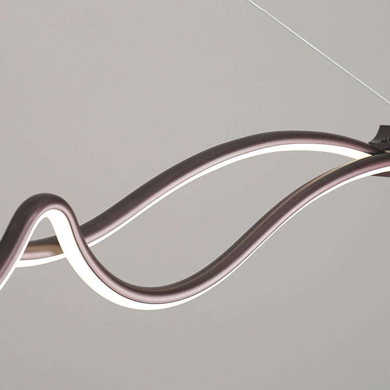 Contemporary Pendant Lights Linear Metal Island Light Fixtures