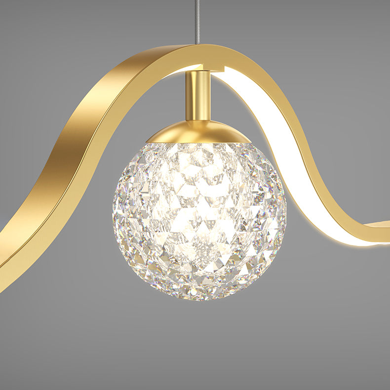 Apparecchi di illuminazione dell'isola lineare Modern Style Metal Kitchen Candant Lights