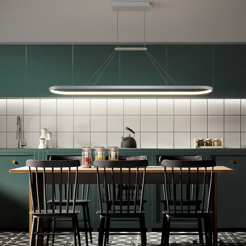 Geometrisch eilandverlichting Idee Moderne metalen hangluchting