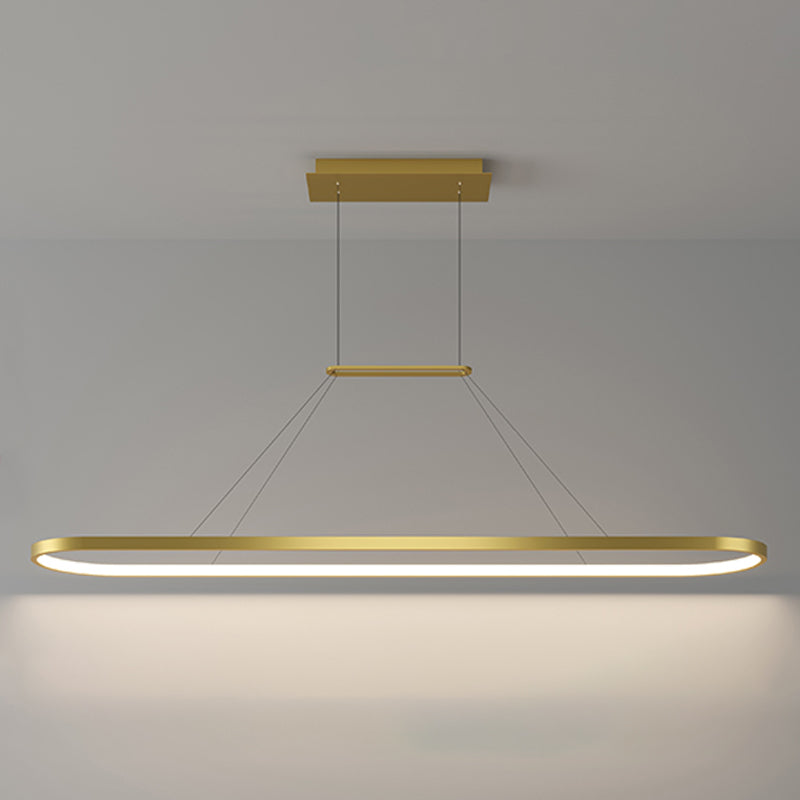Geometrisch eilandverlichting Idee Moderne metalen hangluchting