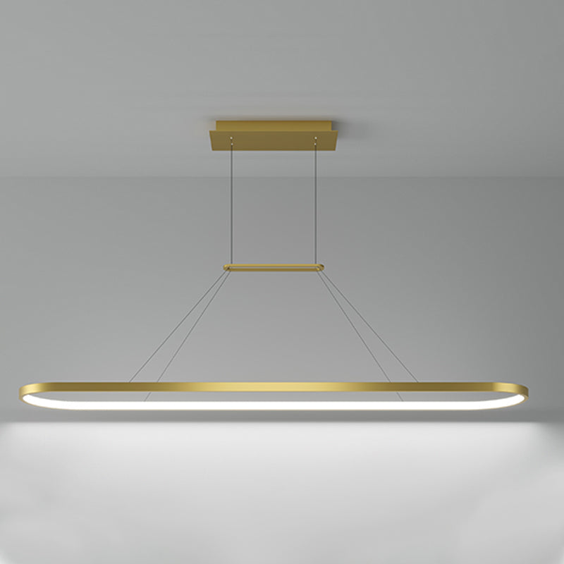 Geometrisch eilandverlichting Idee Moderne metalen hangluchting