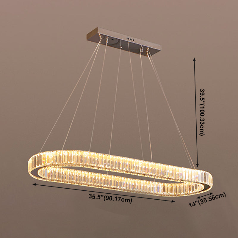 Geometric Pendant Light Fixtures Contemporary Kitchen Pendant Lights with Crystal Shade