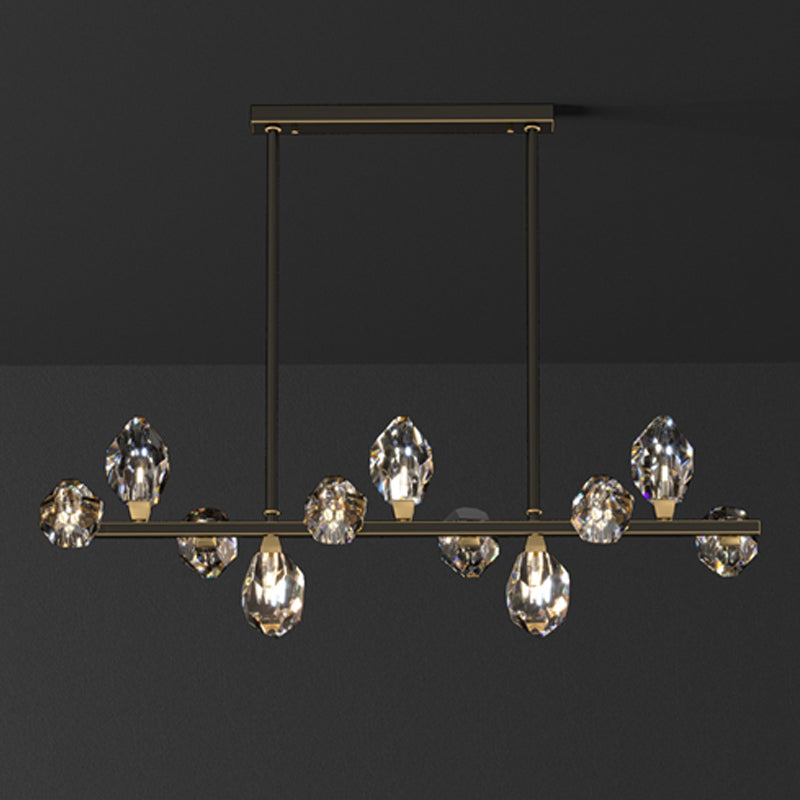 Cone Island Beleuchtung zeitgenössische Kristallinsellichter für Esszimmer