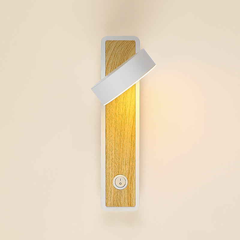 Moderner Stil Verstellbarer LED -Wandleuchten Beleuchtung Metall 1 Leuchttaute leichte Lampen