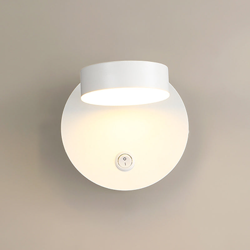 Moderner Stil Verstellbarer LED -Wandleuchten Beleuchtung Metall 1 Leuchttaute leichte Lampen