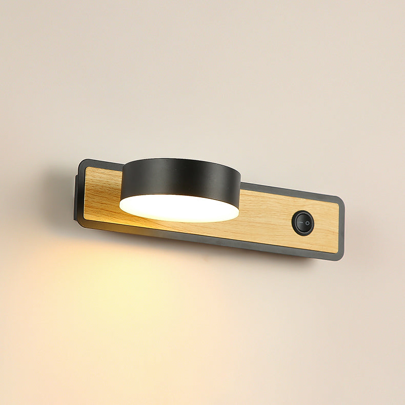 Moderner Stil Verstellbarer LED -Wandleuchten Beleuchtung Metall 1 Leuchttaute leichte Lampen