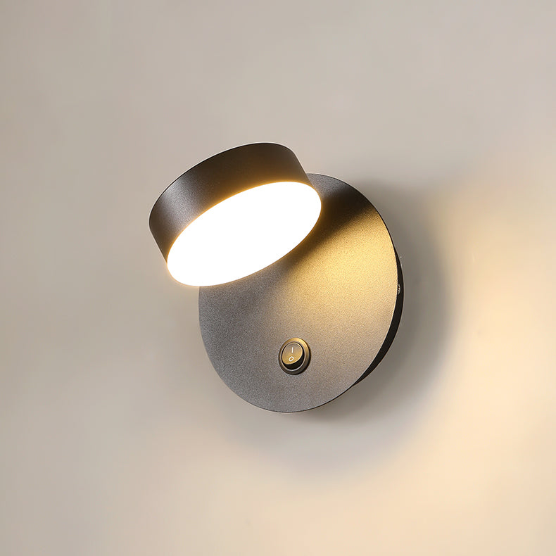 Moderner Stil Verstellbarer LED -Wandleuchten Beleuchtung Metall 1 Leuchttaute leichte Lampen